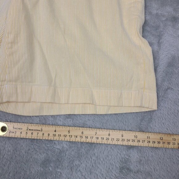 Southern Tide Classic Fit Shorts Cotton Corduroy Yellow Size 35 Men's Shorts‎ - Picture 6 of 9